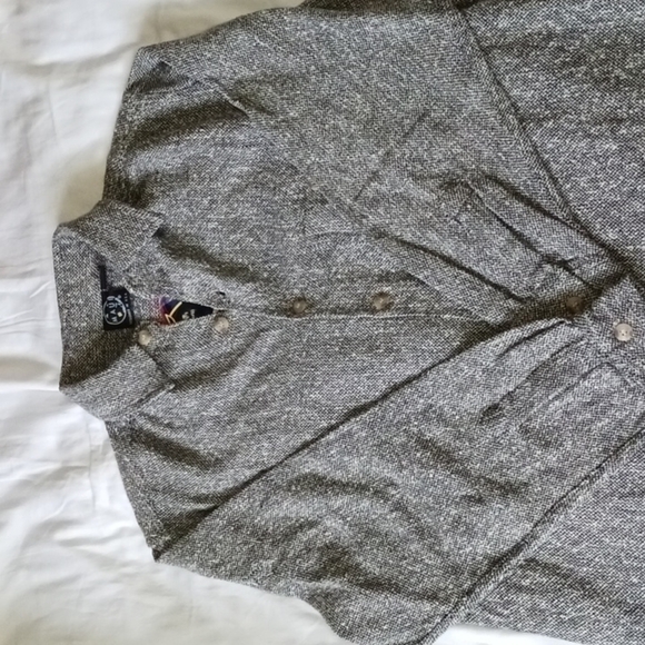 Maui & Sons Black White Twead Shacket - Picture 1 of 11